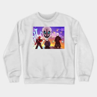 Glitchtale Sans, Papyrus and Gaster Crewneck Sweatshirt